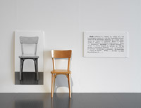 Joseph Kosuth, One and Three Chairs (Une et trois chaises), 1965