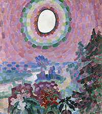 Robert Delaunay, Paysage au disque, 1906