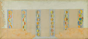 Robert Delaunay, Esquisse pour la décoration de l'escalier du Palais des chemins de fer, 1937