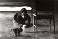 Suzushi Hanayagi, dans une répétition d'un spectacle de Robert Wilson
