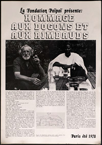 Le Poïpoïdrome. Hommage aux Dogons et aux Rimbauds, 1978