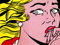 Roy Lichtenstein - Crying Girl [Jeune femme en pleurs], 1963