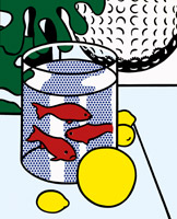 Roy Lichtenstein - Still Life with Goldfish [Nature morte aux poissons rouges], 1972