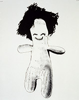 Mike Kelley, Figure II (Hair), 1989