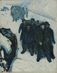 Sjøfolk i snø [Marins dans la neige], 1910-1912