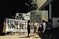 Philippe Parreno, No More Reality II (la manifestation), 1991