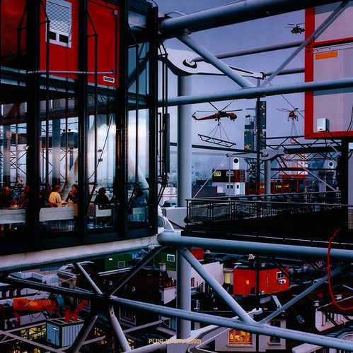 Alain Bublex, Plug-in City (2000)  Exprience monumentale, 2003.