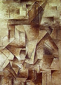 Picasso, Le Guitariste, 1910