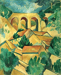 Georges Braque, Le Viaduc  l'Estaque, 1908