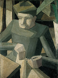 Fernand Lger, La couseuse, 1909-1910