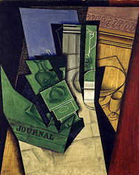 Juan Gris, Le petit djeuner, 1915