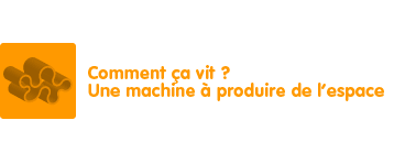 Comment a vit ? Une machine  produire de l'espace