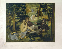 Jacques Villon, Le Déjeuner sur l'herbe, d'après Édouard Manet, 1929