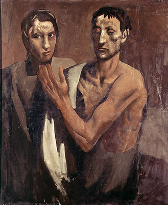 Mario Sironi, Due Figure, 1926 – 1927