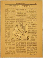 Oswald de Andrade, Manifeste anthropophage, Revista de antropofagia, année 1, n° 1, mai 1928, page 7
