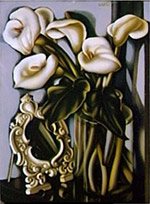 Tamara de Lempicka, Nature morte aux arums et au miroir, 1935