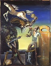 Reproduction de l'oeuvre de Salvador Dali: "Guillaume Tell"