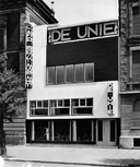 Jacobus Johannes Peter Oud, Façade du Café De Unie, Rotterdam, 1925