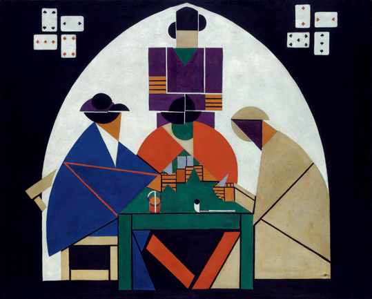 Theo Van Doesburg, Les Joueurs de cartes, 1917