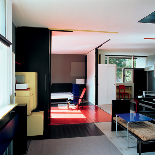 Gerrit Rietveld, Schröder House: interior, child’s bedroom, 1st floor, 1924